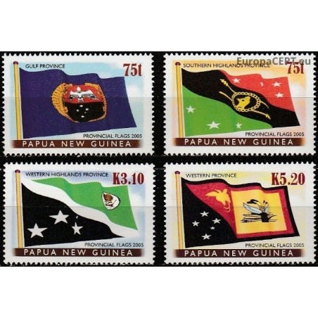 Papua Naujoji Gvinėja 2005. Nacionalinės vėliavos