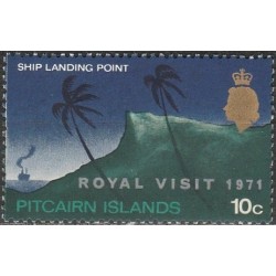 Pitcairn Islands 1971. Landscape ovp. for Royal visit