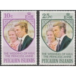 Pitkerno salos 1973. Karališkosios vedybos