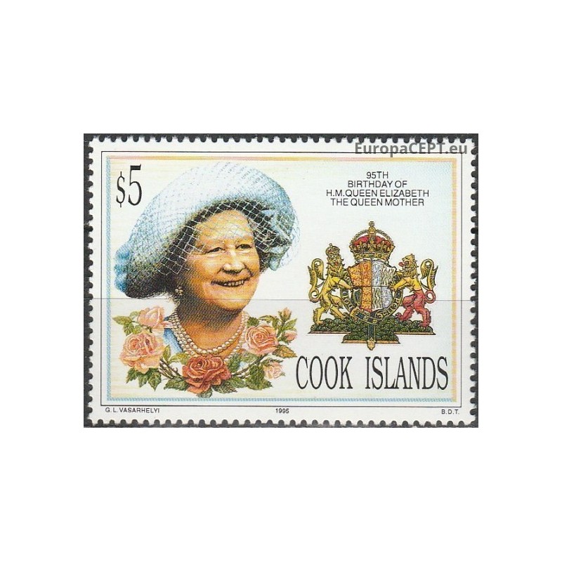 Cook Islands 1995. Queen mother