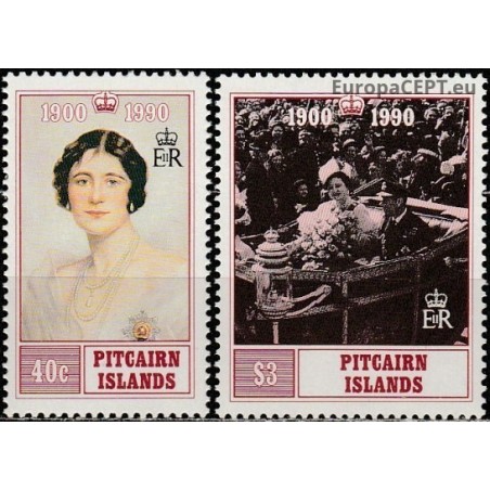 Pitcairn Islands 1990. Queen mother