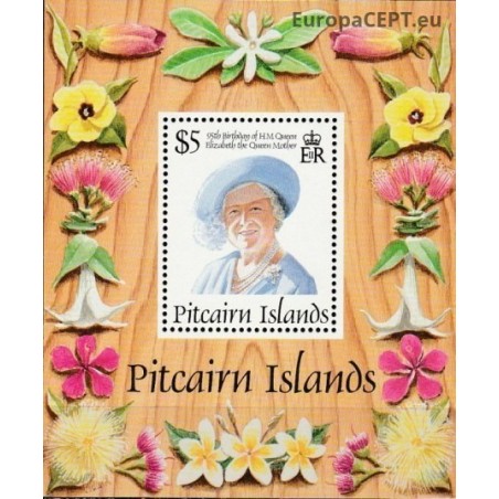 Pitcairn Islands 1995. Queen mother