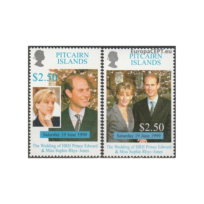 Pitcairn Islands 1999. Royal wedding