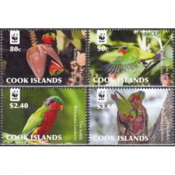 Cook Islands 2010. Lorikeets