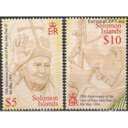 Solomon Islands 2004. John Paul II
