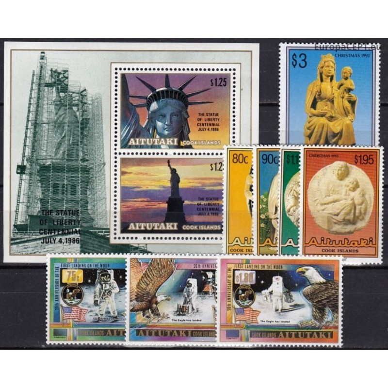Aitutaki. History on stamps
