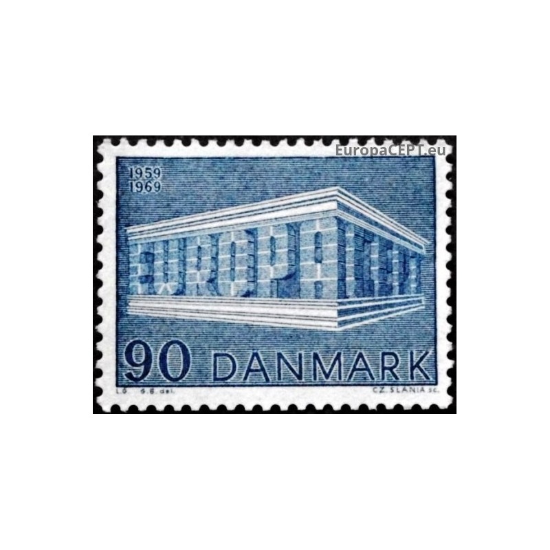 Danija 1969. Simbolinis EUROPA CEPT paminklas