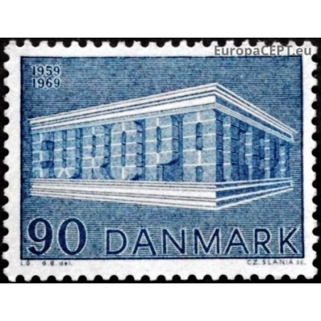 Denmark 1969. EUROPA & CEPT on Symbolic Colonnade