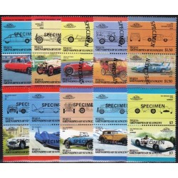 Bekija (Sent Vinsentas) 1984-86. Senoviniai automobiliai (pavyzdžiai)
