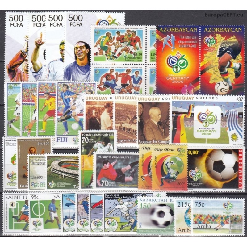 FIFA World Cup in Germany (2006). Set of topical stamps