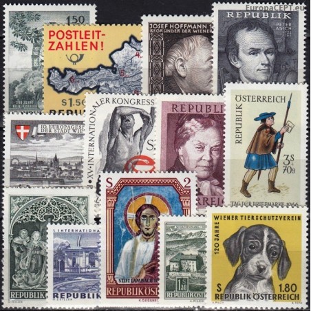 Austria 1960's. Set of new stamps IV (1966-1967)