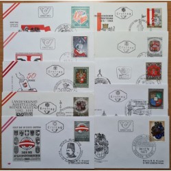 Austria 1970's. Historical Events I (Set of First Day Covers)
