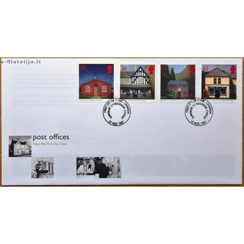Great Britain 1997. Post Offices (First Day Cover)