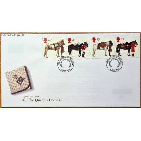 Great Britain 1997. The Queen's Horses (First Day Cover)