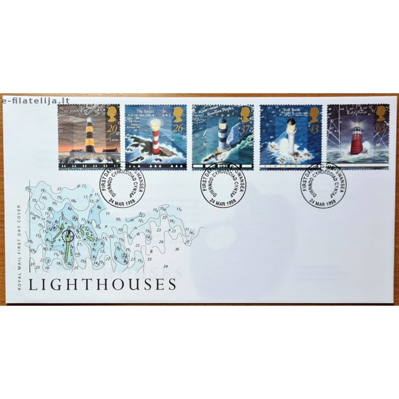 Great Britain 1998. Lighthouses (First Day Cover)