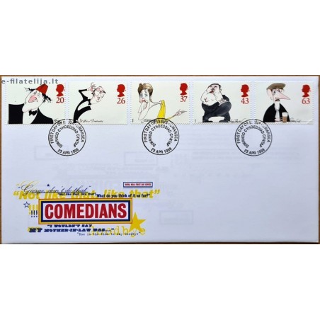 Great Britain 1998. Comedians (First Day Cover)