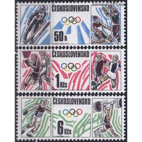 Czechoslovakia 1988. Olympic Games Calagary & Seoul