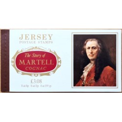 Jersey 1982. Story of Martell Congac in Booklet