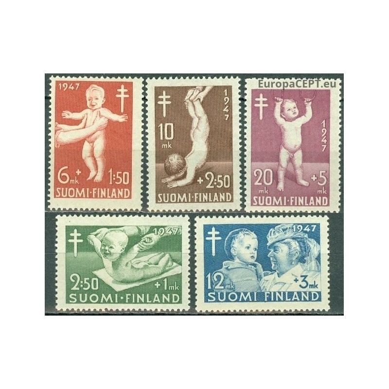 Suomija 1947. Tuberkuliozės prevencija