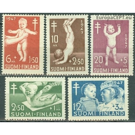 Suomija 1947. Tuberkuliozės prevencija