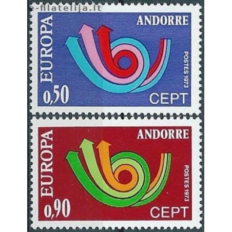 10x Andorra (french) 1973. Europa CEPT wholesale