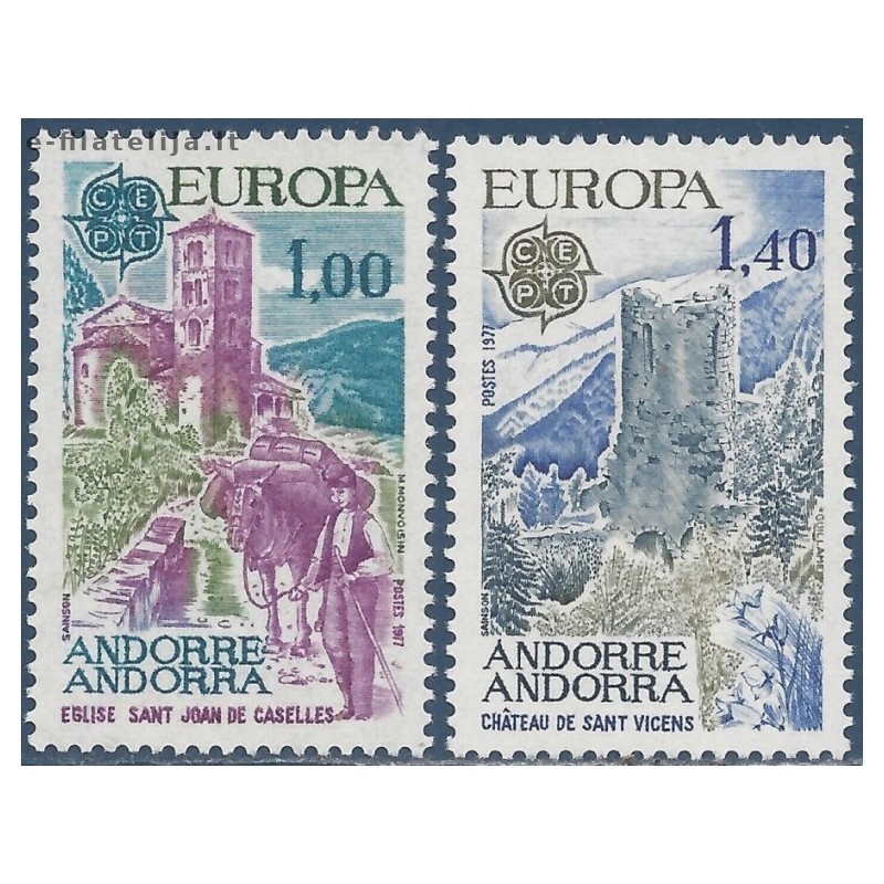 10x Andorra (french) 1977. Europa CEPT wholesale