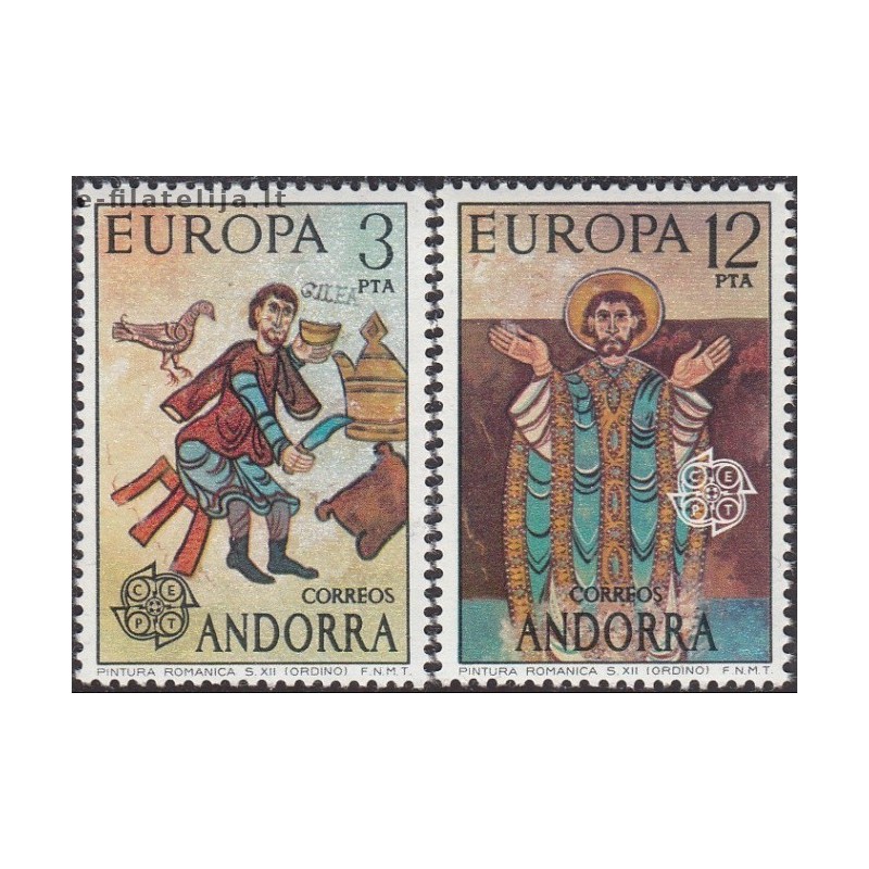 10x Andorra (spanish) 1975. Europa CEPT wholesale