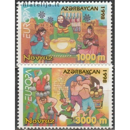 10x Azerbaidžanas 1998. Europa CEPT išpardavimas