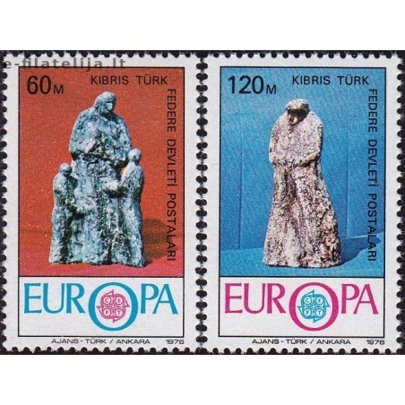 10x Cyprus (Turkey) 1976. Europa CEPT wholesale
