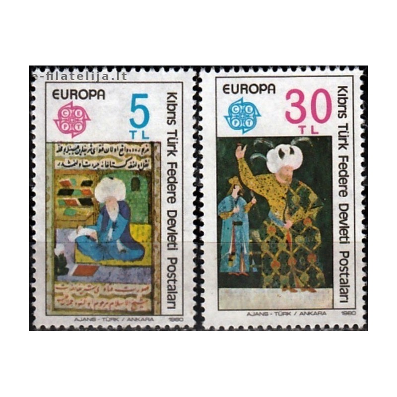 10x Cyprus (Turkey) 1980. Europa CEPT wholesale