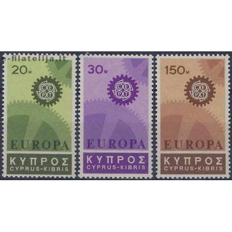 5x Kipras 1967. Europa CEPT išpardavimas