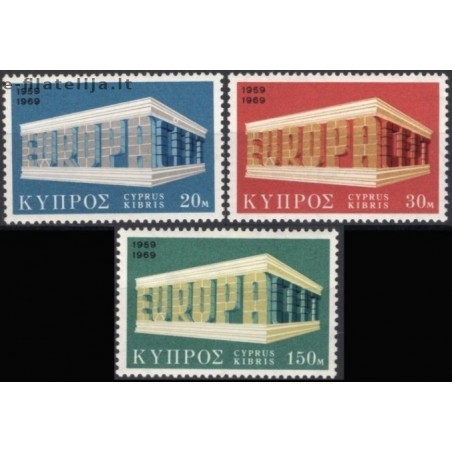 10x Kipras 1969. Europa CEPT išpardavimas