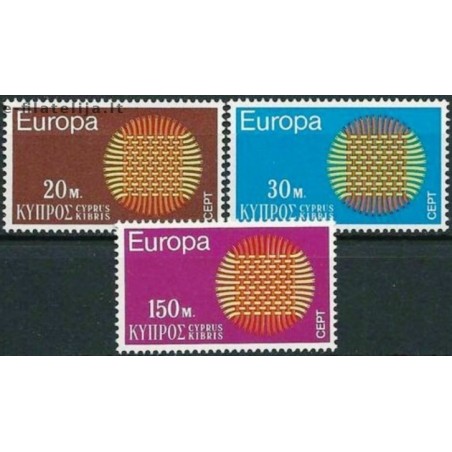 10x Cyprus 1970. Europa CEPT wholesale