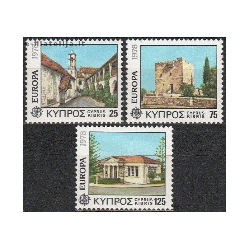 10x Kipras 1978. Europa CEPT išpardavimas