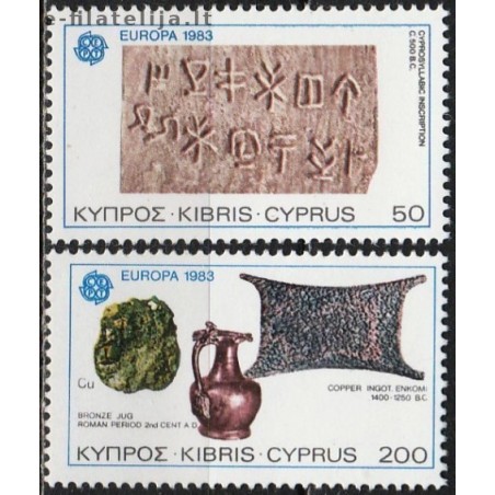 10x Kipras 1983. Europa CEPT išpardavimas