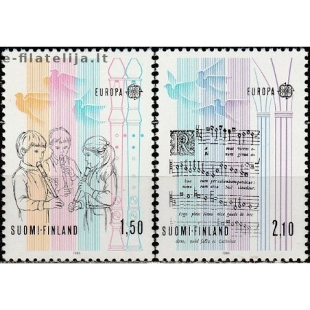 10x Suomija 1985. Europa CEPT išpardavimas