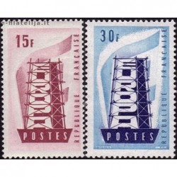 5x France 1956. Europa CEPT wholesale