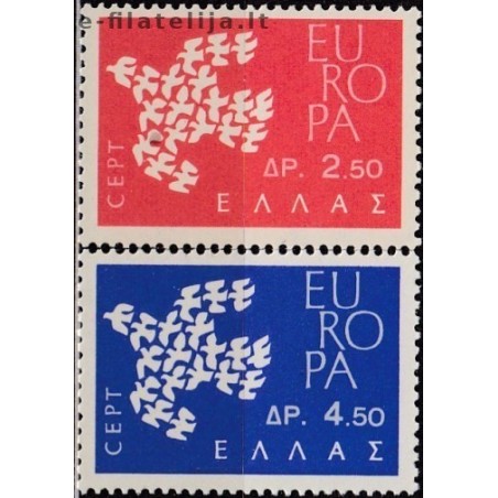 10x Graikija 1961. Europa CEPT išpardavimas