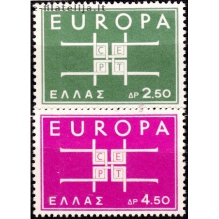 10x Greece 1963. Europa CEPT wholesale