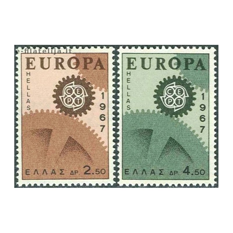 10x Graikija 1967. Europa CEPT išpardavimas