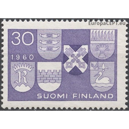 Suomija 1960. Miestų herbai (6 nauji miestai)