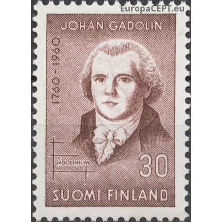Finland 1960. Johan Gadolin (Finnish chemist, physicist and mineralogist)