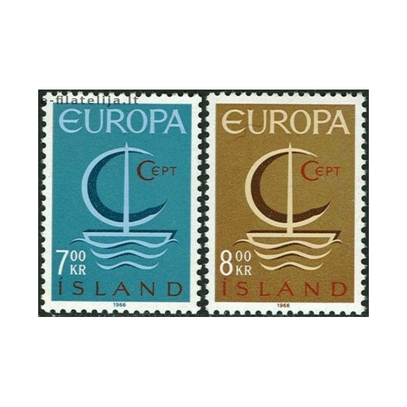 10x Islandija 1966. Europa CEPT išpardavimas
