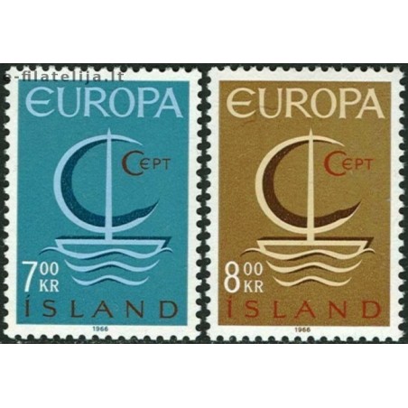10x Islandija 1966. Europa CEPT išpardavimas
