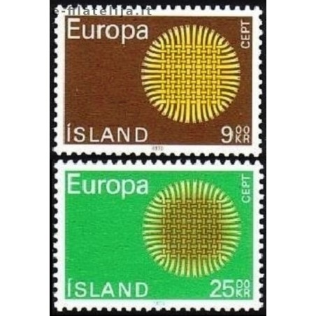 10x Islandija 1970. Europa CEPT išpardavimas