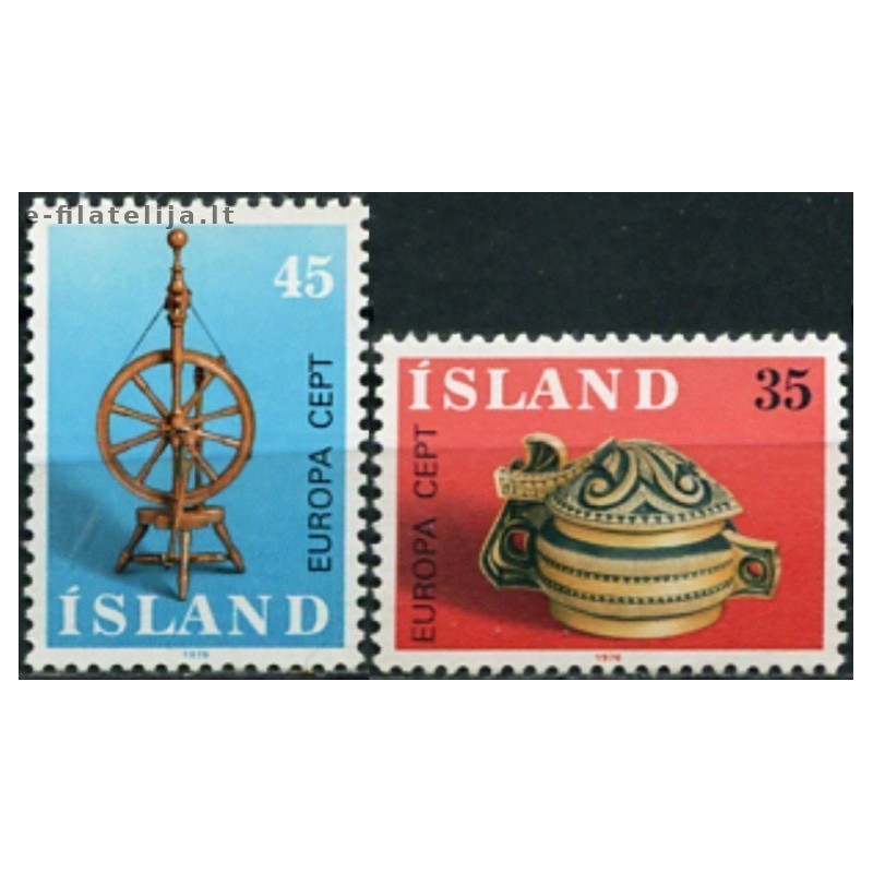 10x Iceland 1976. Europa CEPT wholesale