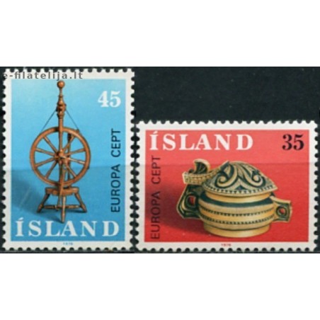 10x Islandija 1976. Europa CEPT išpardavimas
