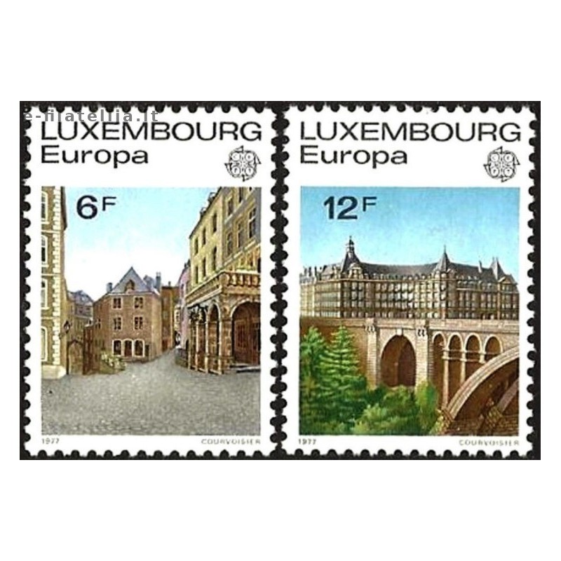 10x Luxembourg 1977. Europa CEPT wholesale