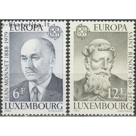 10x Luxembourg 1980. Europa CEPT wholesale