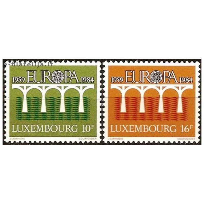 10x Luxembourg 1984. Europa CEPT wholesale